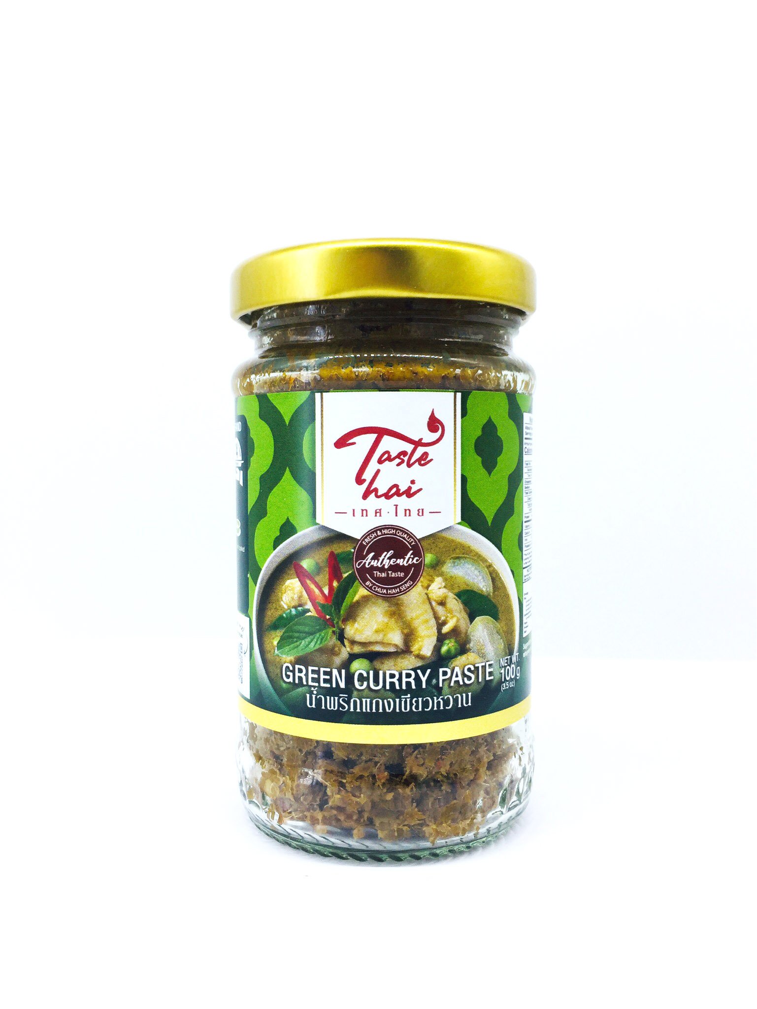 Cà ri xanh lọ thủy tinhTaste Thai - GREEN CURRY PASTE 100g